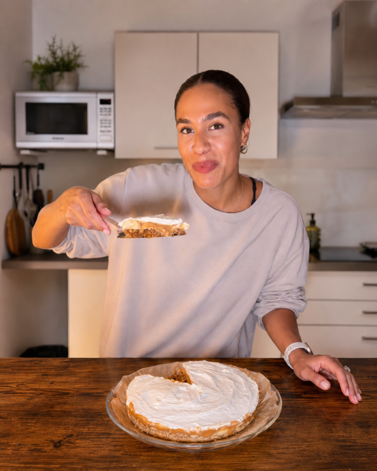 No Bake Bananen-Karamell Kuchen