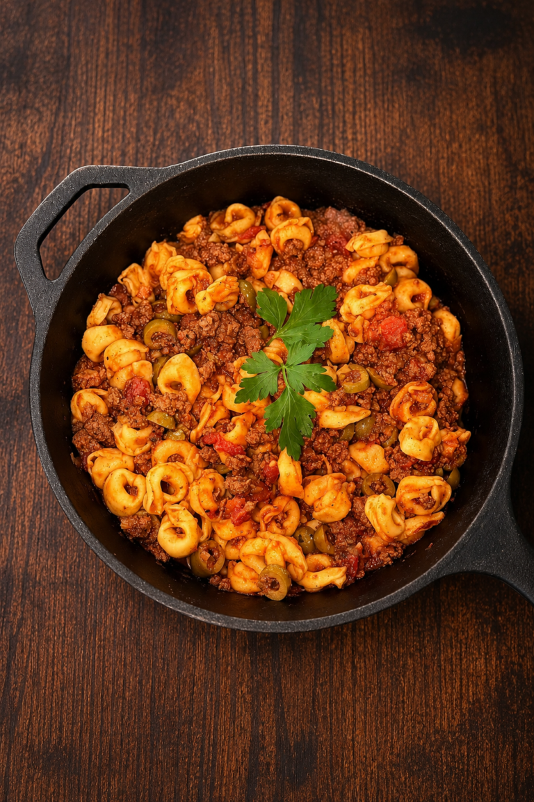 15 Minuten Tortellini-Hackpfanne