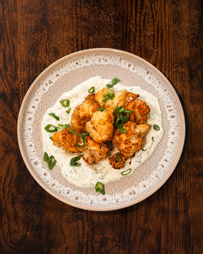 Harissa-Ofenblumenkohl