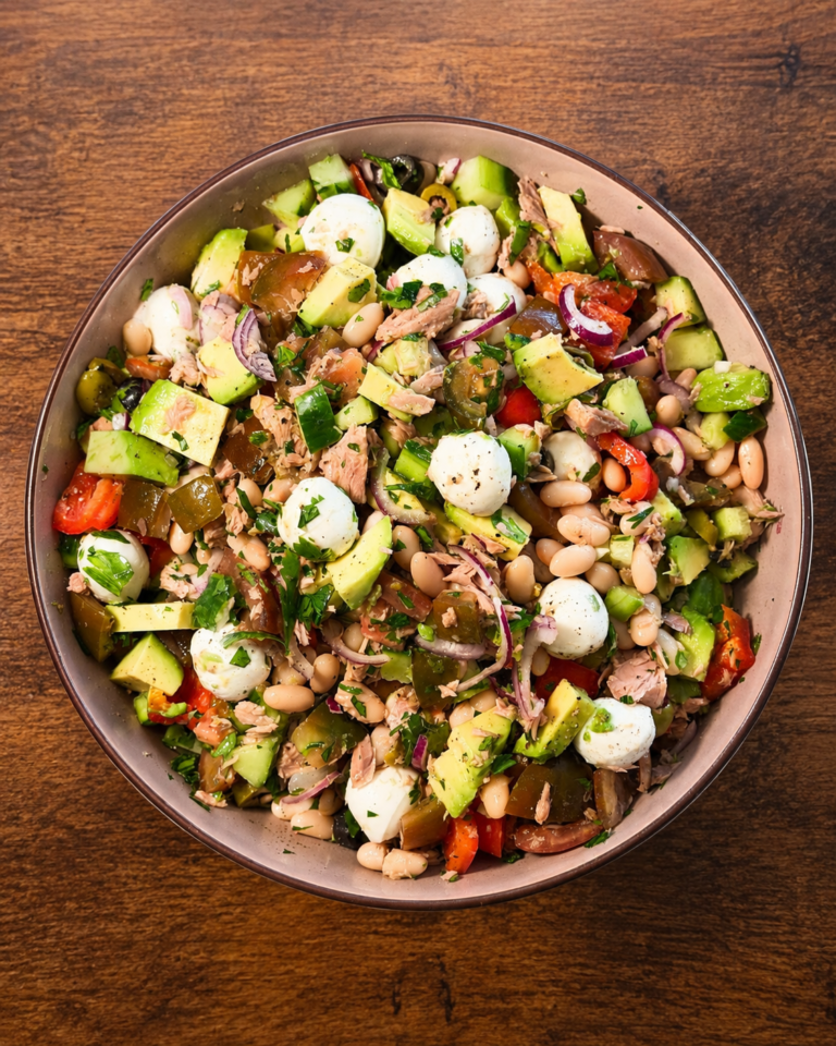 Sattmacher Salat – Mediterraner Thunfisch Bohnensalat