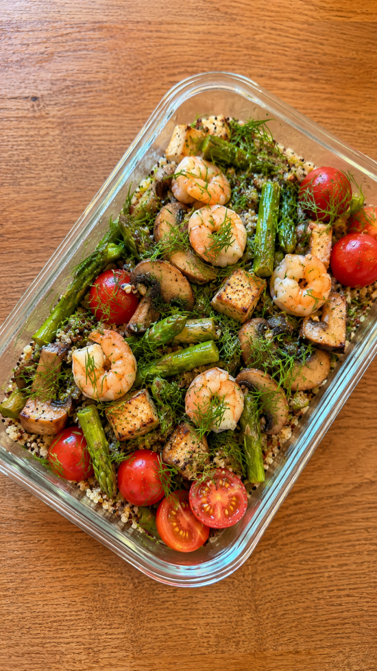 Office Meal Prep – Quinoa Bowl